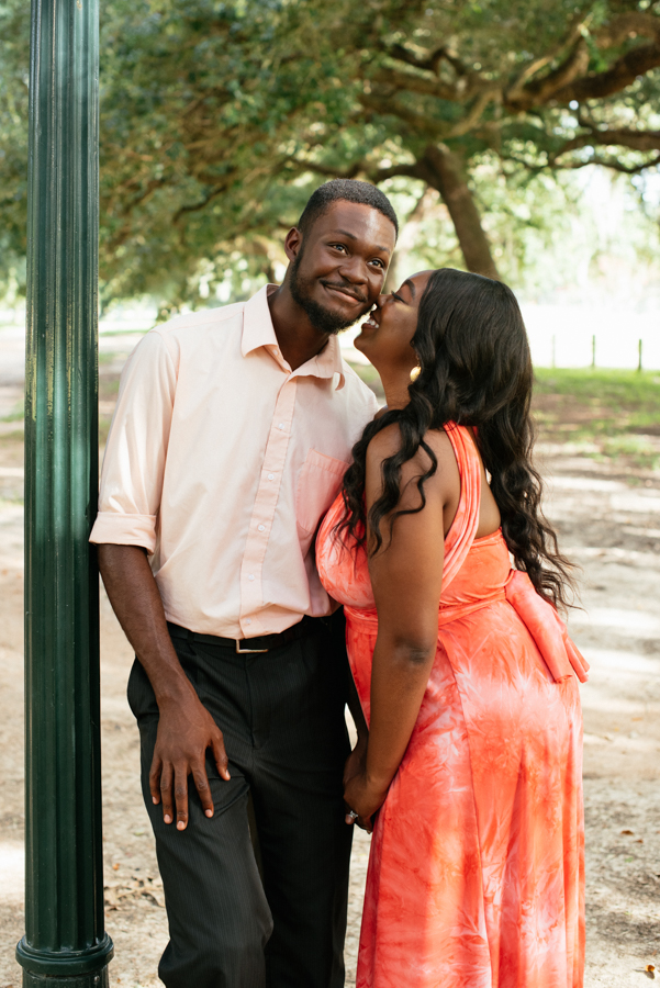 Engagement Photography at Marvin Taylor Trail Hermann Park Houston