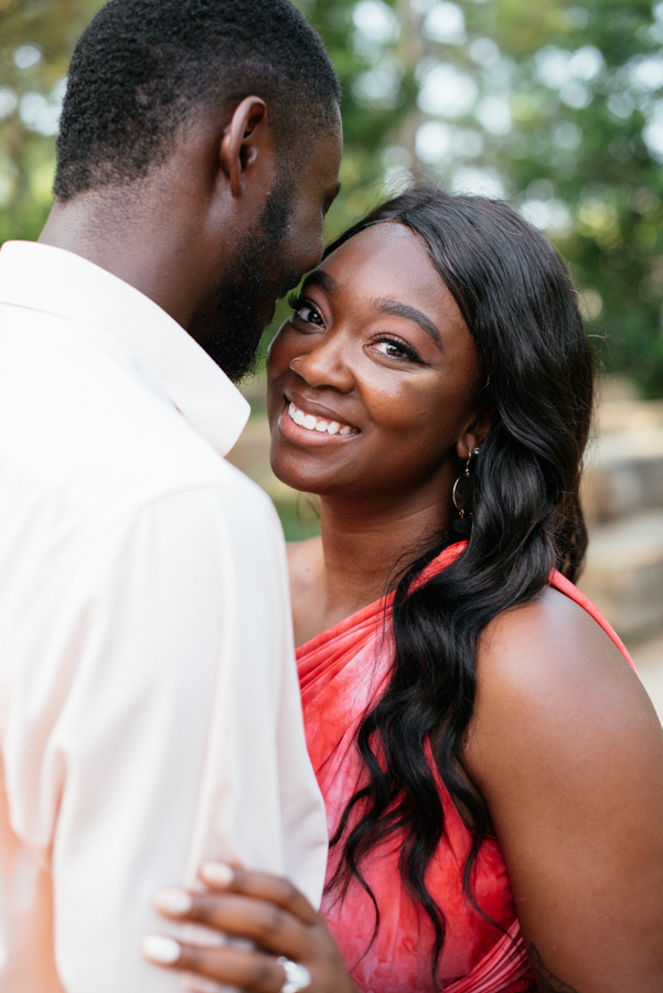 Engagement Photography at Marvin Taylor Trail Hermann Park Houston