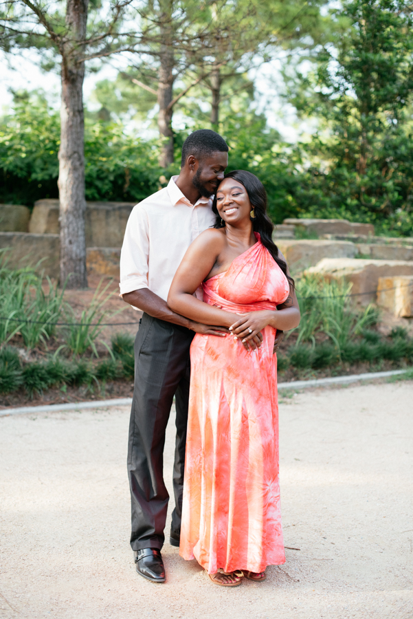 Engagement Photography at Marvin Taylor Trail Hermann Park Houston