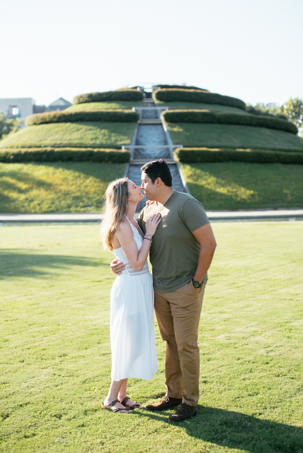 McGovern Centennial Garden Engagement Photos Houston TX