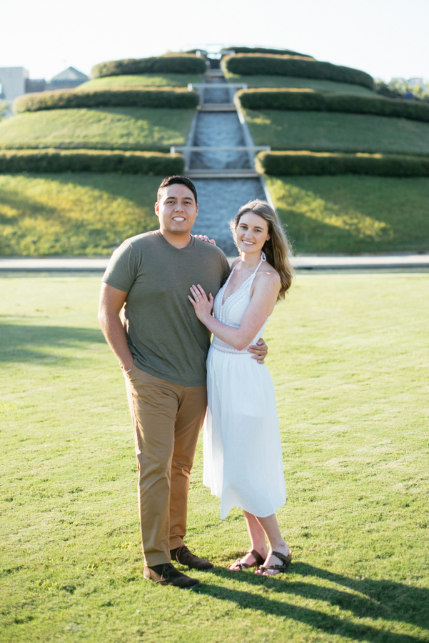 McGovern Centennial Garden Engagement Photos Houston TX