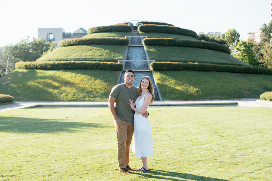 McGovern Centennial Garden Engagement Photos Houston TX