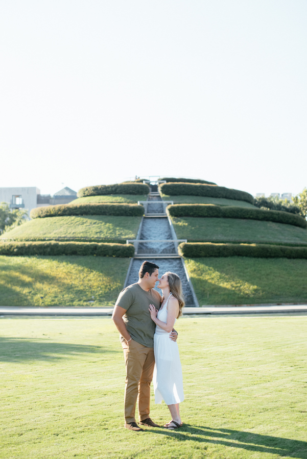 McGovern Centennial Garden Engagement Photos Houston TX