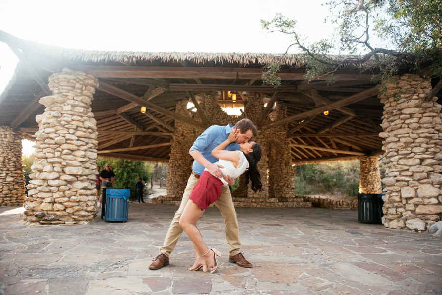 Japanese Tea Garden San Antonio Engagement Photographer