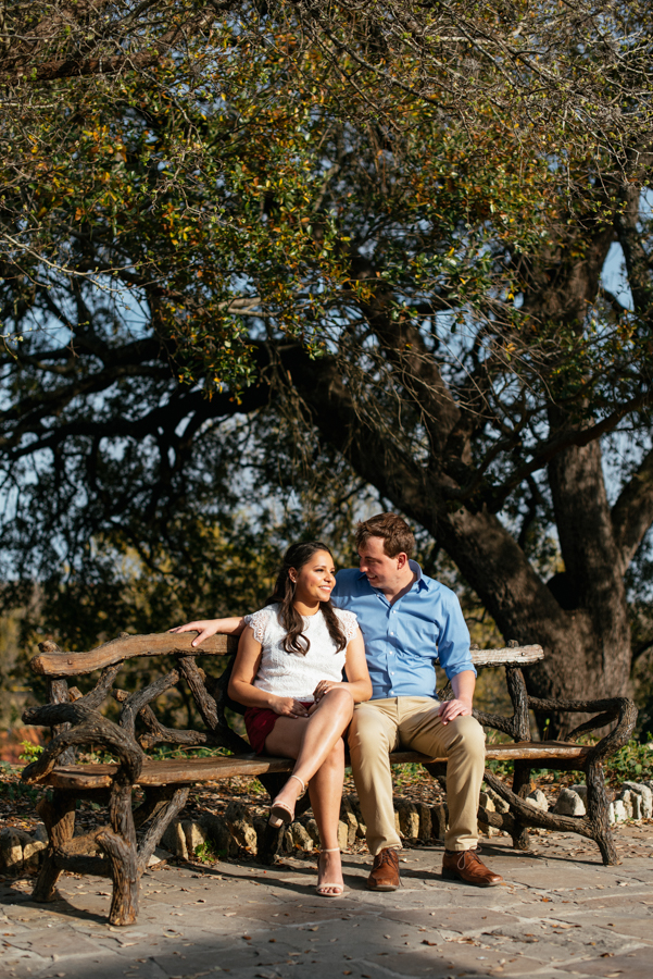 Japanese Tea Garden San Antonio Engagement Photographer