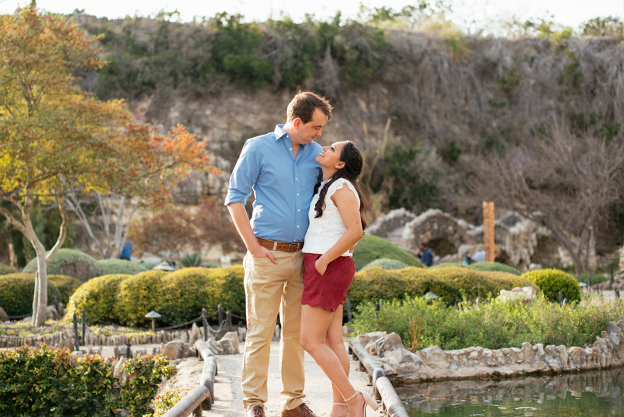 Japanese Tea Garden San Antonio Engagement Photographer