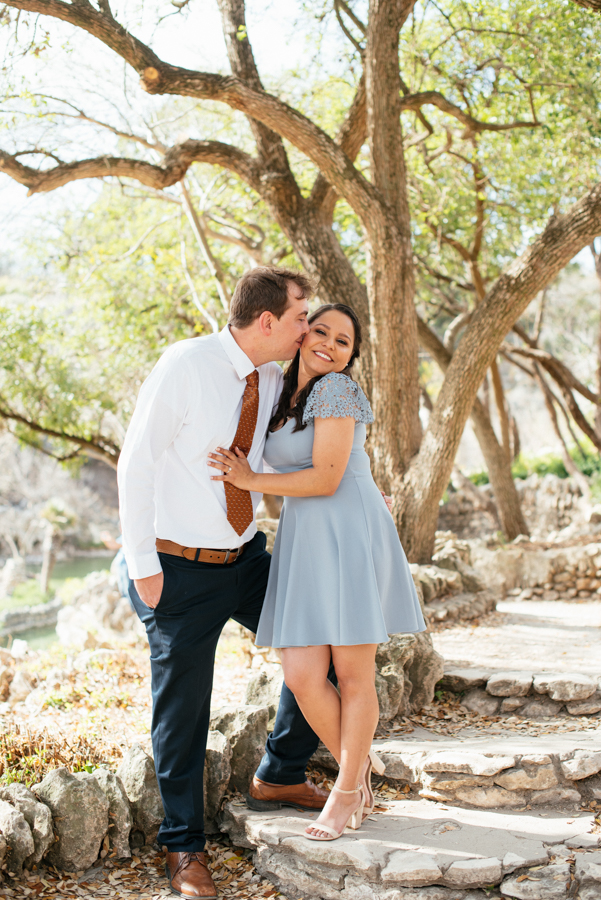 Japanese Tea Garden San Antonio Engagement Photographer