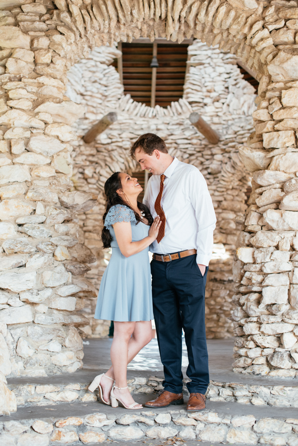 Japanese Tea Garden San Antonio Engagement Photographer